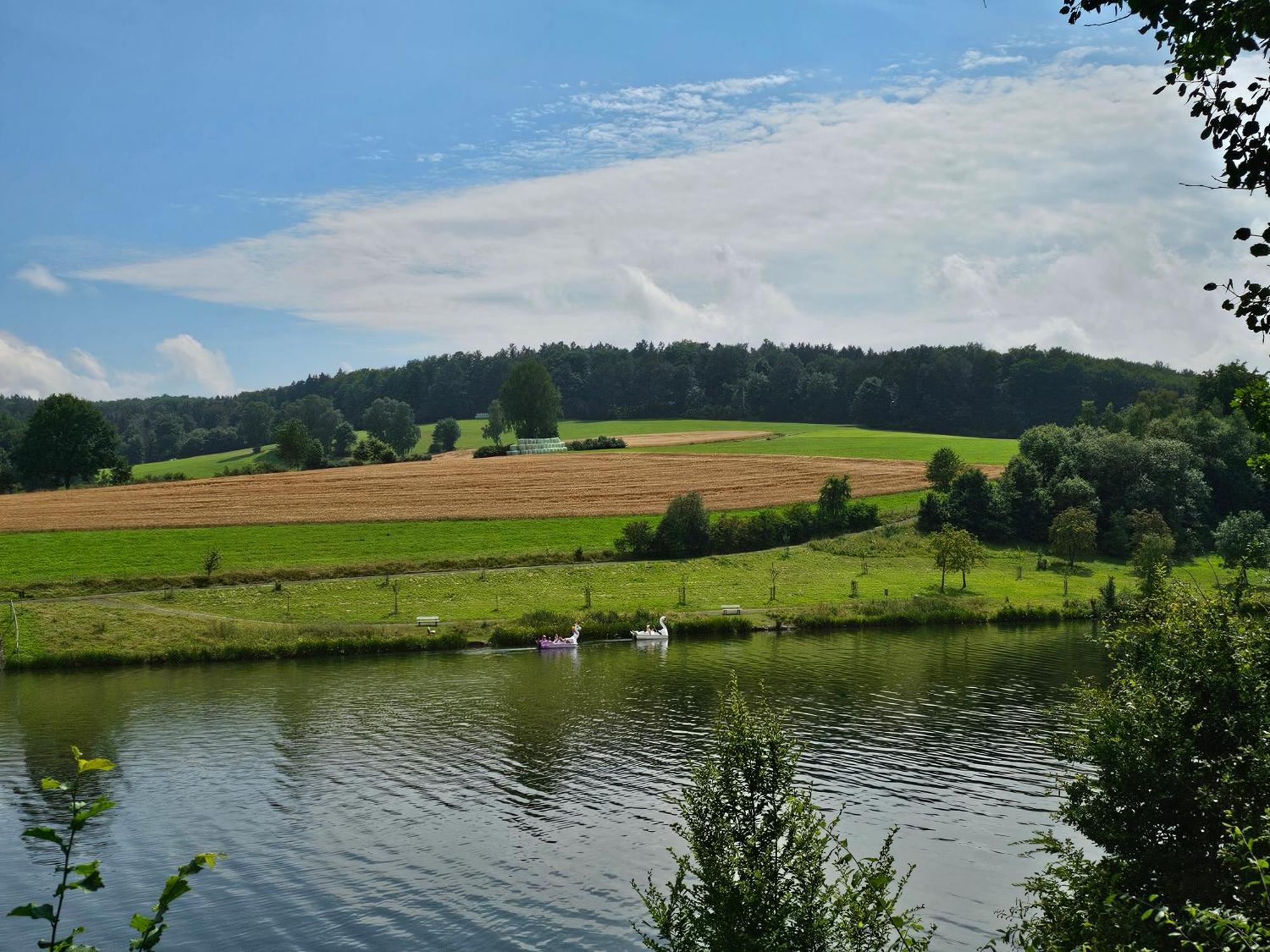 Ferienhaus "Gestiefelter Kater" Am See Im Bergland Kirchheim  Exterior foto